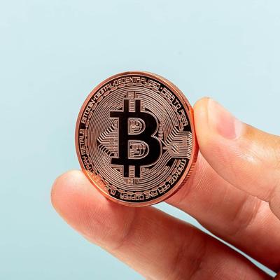 Bitcoin munt - Bronskleurig Bitcoin munt - Bronskleurig