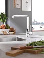 Grohe Keukenkraan Essence Mengkraan met Hoge Uitloop Warm Sunset Geborsteld - thumbnail