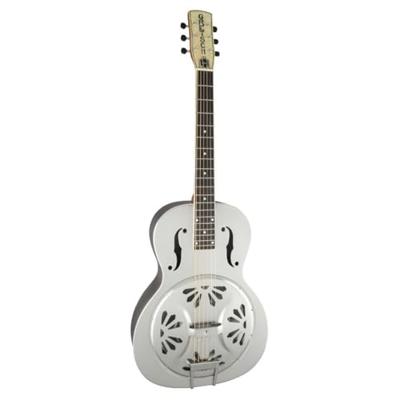 Gretsch G9221 Bobtail Round-Neck Steel Body elektrisch-akoestische resonatorgitaar - thumbnail
