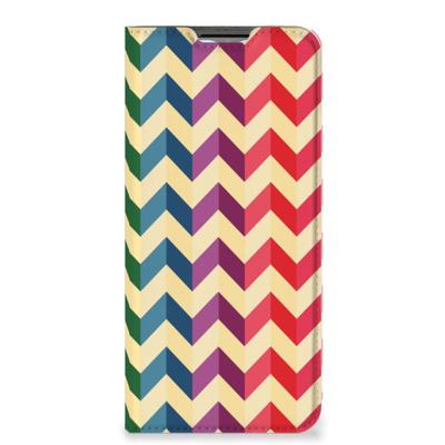 OPPO A54s | A16 | A16s | Hoesje met Magneet | Zigzag Multi Color OPPO A54s | A16 | A16s | Hoesje met Magneet | Zigzag Multi Color