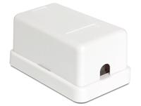DeLOCK Keystone Surface Mounted Box 1 Port behuizing - thumbnail