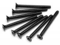Tp flat head screw m4x40mm (hex socket/8pcs) - thumbnail