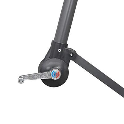 VidaXL Zweefparasol met aluminium paal 3 m blauw