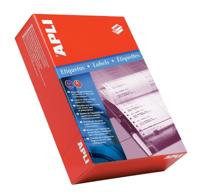 Apli etiketten op kettingpapier 1 rij ft 88,9 x 36 mm (b x h) doos van 4000 stuks, breedte vel: 114,3 mm - thumbnail