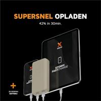 Xtorm Go2 Power Pack 20000 mAh Powerbank Beige - thumbnail