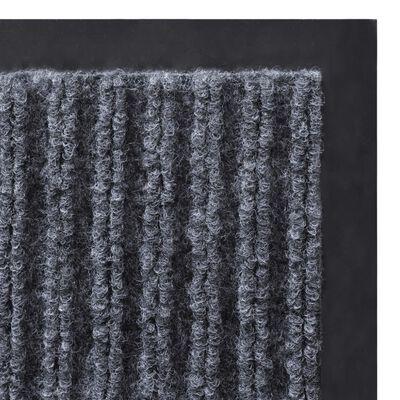 Deurmat PVC 90 x 60 cm (grijs) - thumbnail