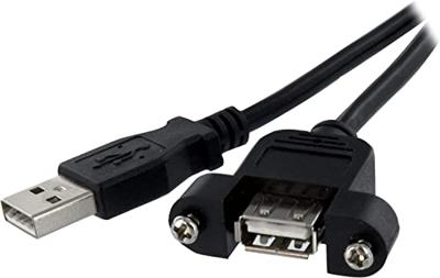 MANHATTAN ICOC U-AB-030-PNL Kabel USB 2.0 A Mannelijk naar A Vrouwelijk 3 m