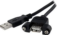 MANHATTAN ICOC U-AB-030-PNL Kabel USB 2.0 A Mannelijk naar A Vrouwelijk 3 m - thumbnail