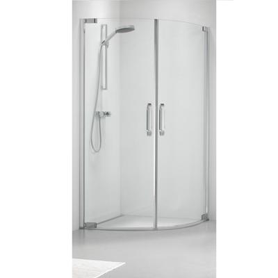 Douchecabine Sealskin Get Wet Impact Kwartrond 90x90x195cm Chroom/Zilver Hoogglans Helder Glas Douchecabine Sealskin Get Wet Impact Kwartrond 90x90x195cm Chroom/Zilver Hoogglans Helder Glas