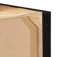 Nachtkastjes 2 st 40x35x25 cm massief ruw mangohout - thumbnail