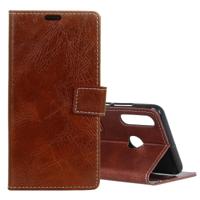 Retro Crazy Horse textuur horizontale Flip lederen case voor Huawei P30 lite met portemonnee & houder & kaartsleuven & fotolijstjes (bruin) - thumbnail