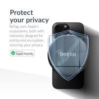 Beeep BeTag Find My Tracker Black & Keychain Black - 1 pack - thumbnail