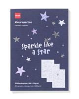 HEMA Kleurkaarten A7 (blauw) - thumbnail