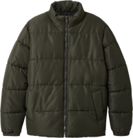 esmara Men Gewatteerde heren jas (Olijfgroen, S) - thumbnail