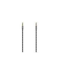 Hama Audiokabel, 3,5mm jack - 3,5mm jack, stereo, metaal, verguld, 0,75 m Mini jack kabel Zwart - thumbnail