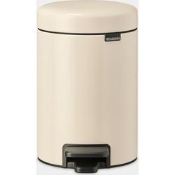 Brabantia Pedaalemmer NewIcon 3 liter soft beige Brabantia Pedaalemmer NewIcon 3 liter soft beige