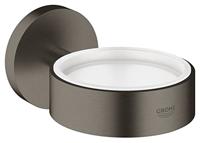 Glas/Zeepschaalhouder GROHE Essentials Hard Graphite Geborsteld - thumbnail