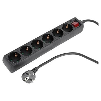 Grundig Stekkerdoos schakelaar 6-voudig
