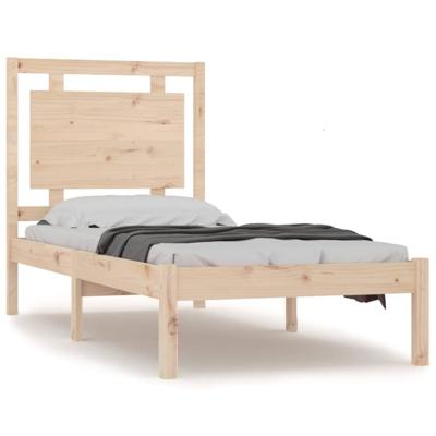 Bedframe massief hout 100x200 cm