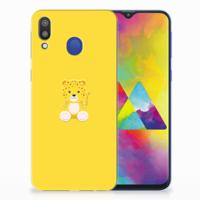 Samsung Galaxy M20 (Power) Telefoonhoesje met Naam Baby Leopard - thumbnail