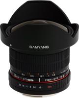 SAMYANG 7616 Fisheye II DSLR Canon F 3.5/8 mm focuslens, zwart - thumbnail