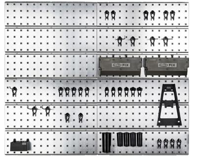 raaco 120982 Geperforeerde plaatset clipset 38 (b x h x d) 1040 x 880 x 11 mm 1 set(s)