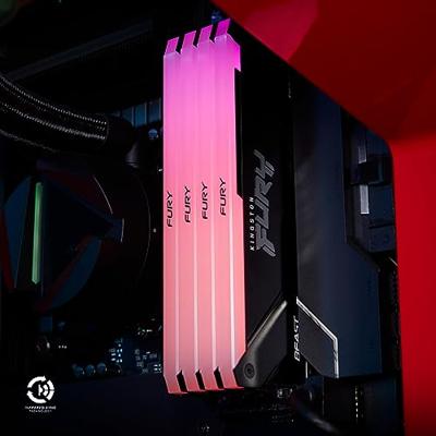 RAM geheugen Kingston FURY Beast RGB 16 GB DDR4 CL18 - thumbnail