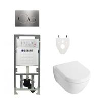 Villeroy Boch Subway 2.0 DirectFlush Toiletset - geberit reservoir - softclose - bedieningsplaat sigma20 - RVS 0701131/0124060/ga26028/sw53748/ - thumbnail