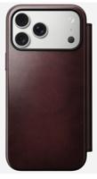 Nomad Horween lederen folio iPhone 17 Pro Max - Burgundy - thumbnail