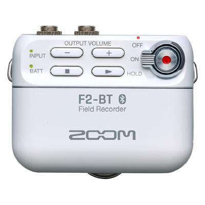 Zoom F2-BT Field Recorder met Bluetooth en Lavalier Mic wit