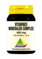 Vitamines mineralen complex 450mg 100 Tabletten - thumbnail