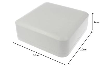 Hammond Electronics 1556HAGY Universele behuizing 200 x 200 x 70 ABS kunststof Brandvertragend Grijs 1 stuk(s) Hammond Electronics 1556HAGY Universele behuizing 200 x 200 x 70 ABS kunststof Brandvertragend Grijs 1 stuk(s)