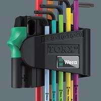 Wera Inbussleutelset TORX 967/9 TX BO Multicolour 1 SB schroevendraaier - thumbnail