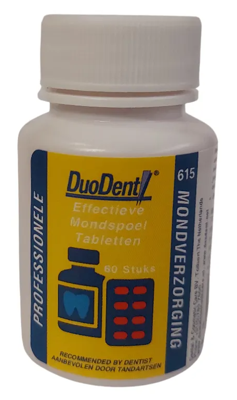 Duodent Effectieve Mondspoel Tabletten Duodent Effectieve Mondspoel Tabletten