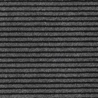 Deurmat 90x120 cm gestreept zwart en grijs - thumbnail