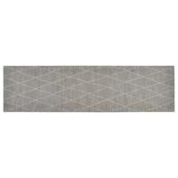 Keukenmat wasbaar geruit 45x150 cm fluweel - thumbnail