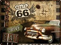 Wandplaat Route 66 Drive - thumbnail