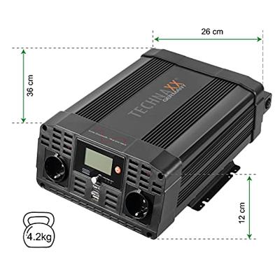 Technaxx TE22 Omvormer 12 V/DC - 230 V/AC