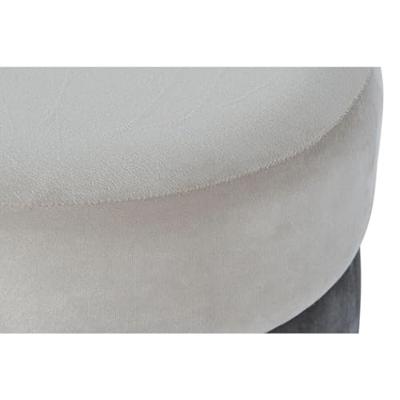 Voetensteun DKD Home Decor Bruin Grijs Gouden Metaal 48 x 48 x 46 cm