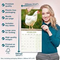 Kippen Kalender 2026 - thumbnail