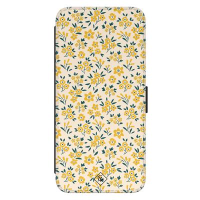 Samsung Galaxy S22 flipcase - Yellow garden