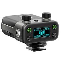 Xvive U5 SET T2 tweekanaals draadloze dasspeldmicrofoon - thumbnail