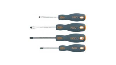 Neo Tools schroevendraaierset 4dlg magnetisch crmo staal Neo Tools schroevendraaierset 4dlg magnetisch crmo staal