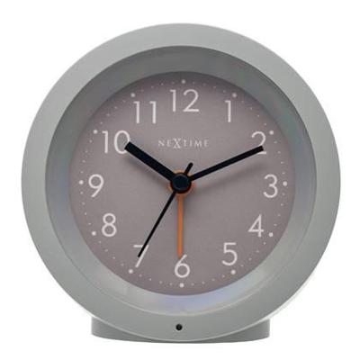Tafelwekker 10,5 cm x 3,6 cm - geruisloos - verlichte wijzerplaat - NeXtime "Circle"