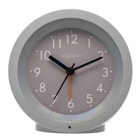 Tafelwekker 10,5 cm x 3,6 cm - geruisloos - verlichte wijzerplaat - NeXtime "Circle" - thumbnail