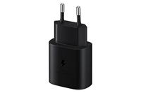 Samsung oplader met kabel 1m usb c 25w zwart - thumbnail