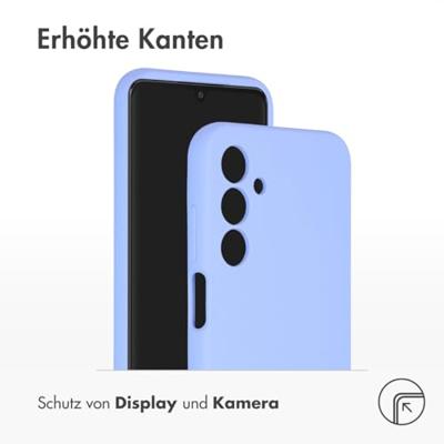 Accezz Liquid Silicone Backcover Samsung Galaxy A25 Telefoonhoesje Paars - thumbnail