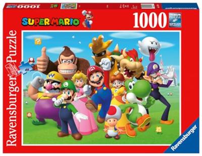 Ravensburger puzzel super mario - legpuzzel - 1000 stukjes