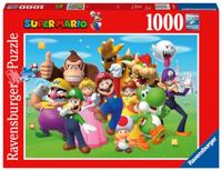 Ravensburger puzzel super mario - legpuzzel - 1000 stukjes - thumbnail