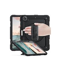 Casecentive Handstrap Pro Hardcase met handvat iPad Pro 11" 2022 / 2021 / 2020 / 2018 zwart - thumbnail